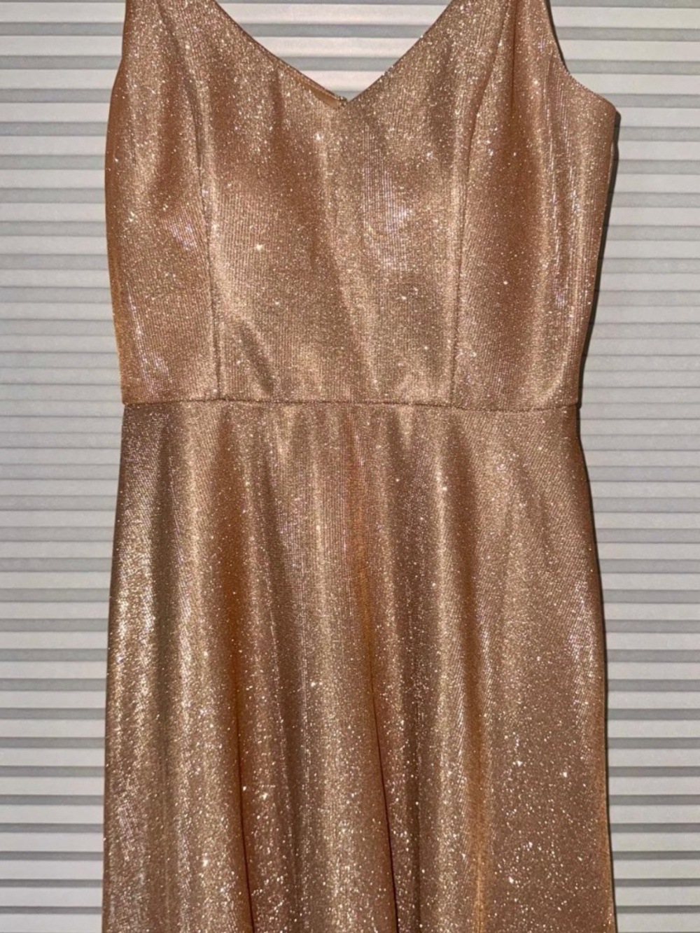 Speechless Women's Gold and Tan Formal-dress